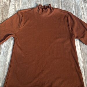 Old Navy Girls Top Mock Edge Rib Top